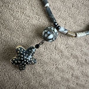 Emily Ray matching starfish beaded choker necklace and bracelet